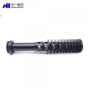 Custom silencer parts precision aluminum 7075 cnc turned machined milling parts custom lightsaber parts HYVW030006