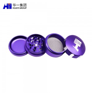 Custom 2 1/2 Inch Herb Grinders With Screen And Pollen Catcher HYAG07241