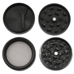 Custom zinc alloy 63mm 4 layer herb grinder HYCZ09001