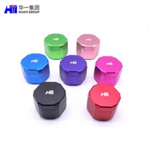 Hot Selling 4 Layer Anodized Aluminum Alloy Herb Grinder with Custom Logo HYJD070053