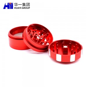Custom 4-layer Aluminum Alloy Grinder De Metal Wholesal Bulk Smoke Grinders HYAG06271