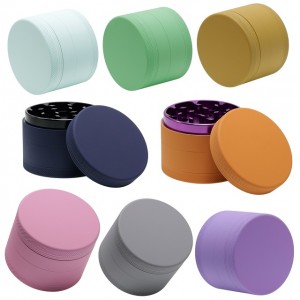 Custom logo ceramic coated herb grinder HYCZ90002