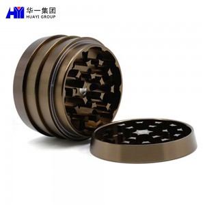 Wholesale Best Selling Products Eco-friendly Best Quality Zinc Alloy Diameter 40mm Mini Herb Grinder HYFZ065847