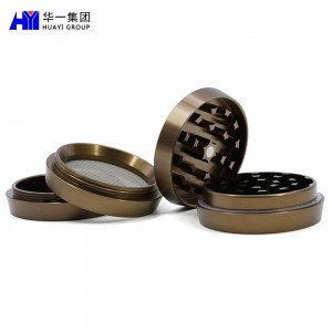 Wholesale Best Selling Products Eco-friendly Best Quality Zinc Alloy Diameter 40mm Mini Herb Grinder HYFZ065847