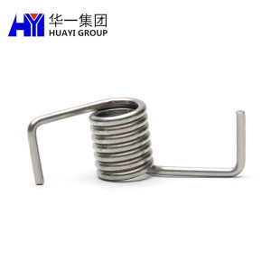 Best Price for Milled Metal Parts - Custom SUS304 Torsion spring HYSZ100034 – Huayi