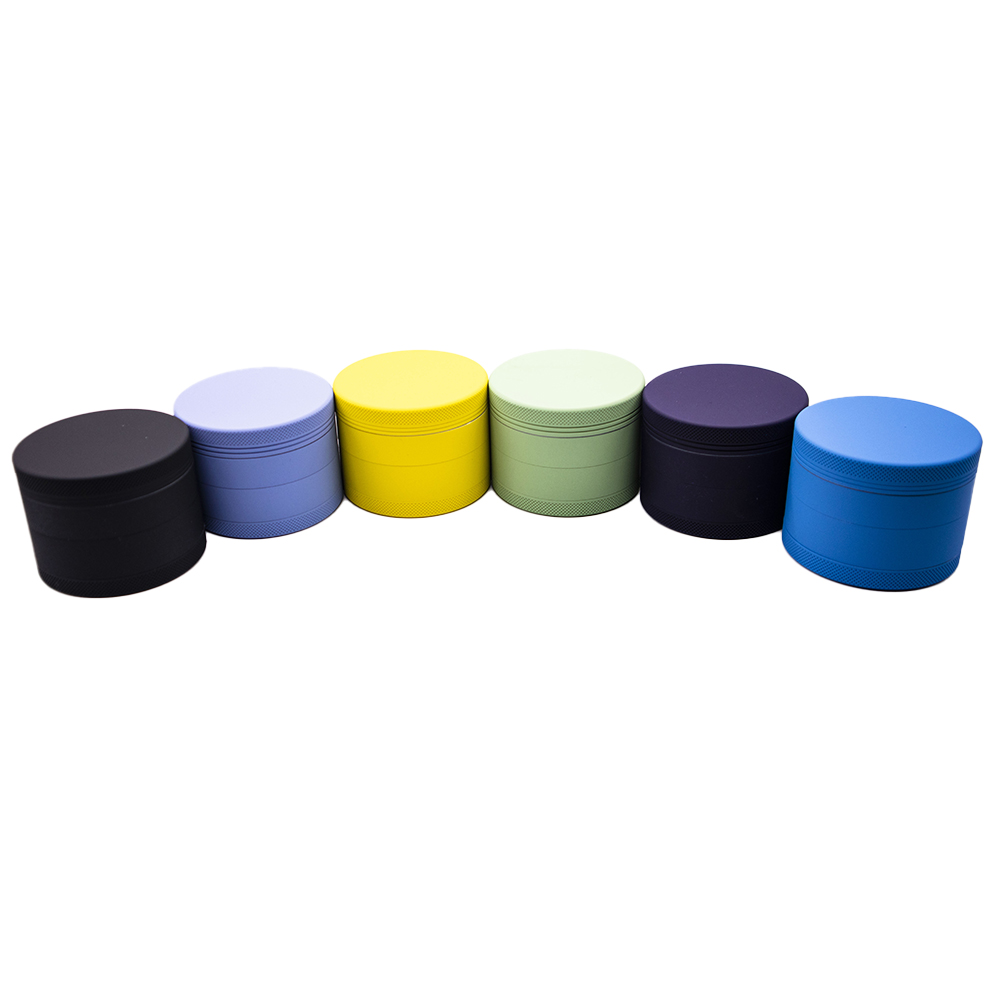 Professional Design CNC Plastic Acetal Machining - 2022 Hot Selling Custom 4 Layer Silicone Coated Aluminum Alloy Herb Grinder HYJD070036 – Huayi