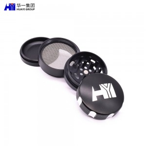 Custom 2 1/2 Inch Herb Grinders With Screen And Pollen Catcher HYAG07241
