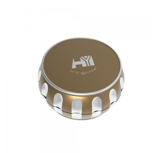 New Arrived Smoking Accessories Custom Logo Colourful 4 Pieces Zinc Alloy Tobacco Spice Grinders Herbal Tobacco Herb Grinder HYFZ060059