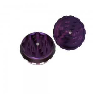 New Arrived Smoking Accessories Custom Logo Colourful 4 Pieces Zinc Alloy Tobacco Spice Grinders Herbal Tobacco Herb Grinder HYFZ060059