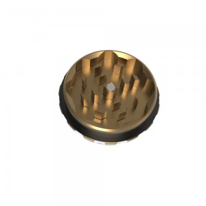Wholesale Patterned 50mm 4layers Aluminum Grinder With 63mm Jar Set Smoking Accessories Combo Set HYFZ060015
