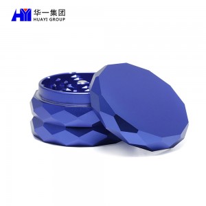 Custom aluminum alloy tobacco herb grinder HYSZ100125