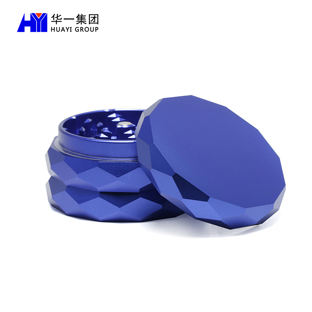 Custom Herb Grinder - Custom aluminum alloy tobacco herb grinder HYSZ100125 Huayi -
