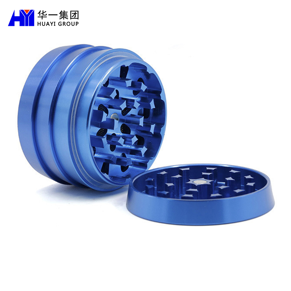 Titanium Herb Grinder - 4 layer 63mm aluminum alloy herb grinder HYSZ100121 Huayi -
