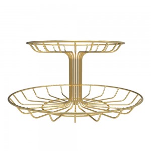 custom various  size of wire forming fruit basket HYSZ100072