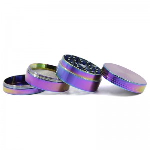 2021 hot sell high quality 4 piece zinc alloy grinder HYCZ090010