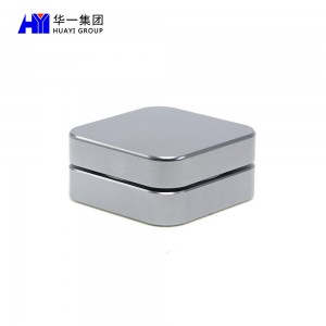 2 piece 55mm/ 63mm Aluminum Square Herb Grinder  HYIW010124