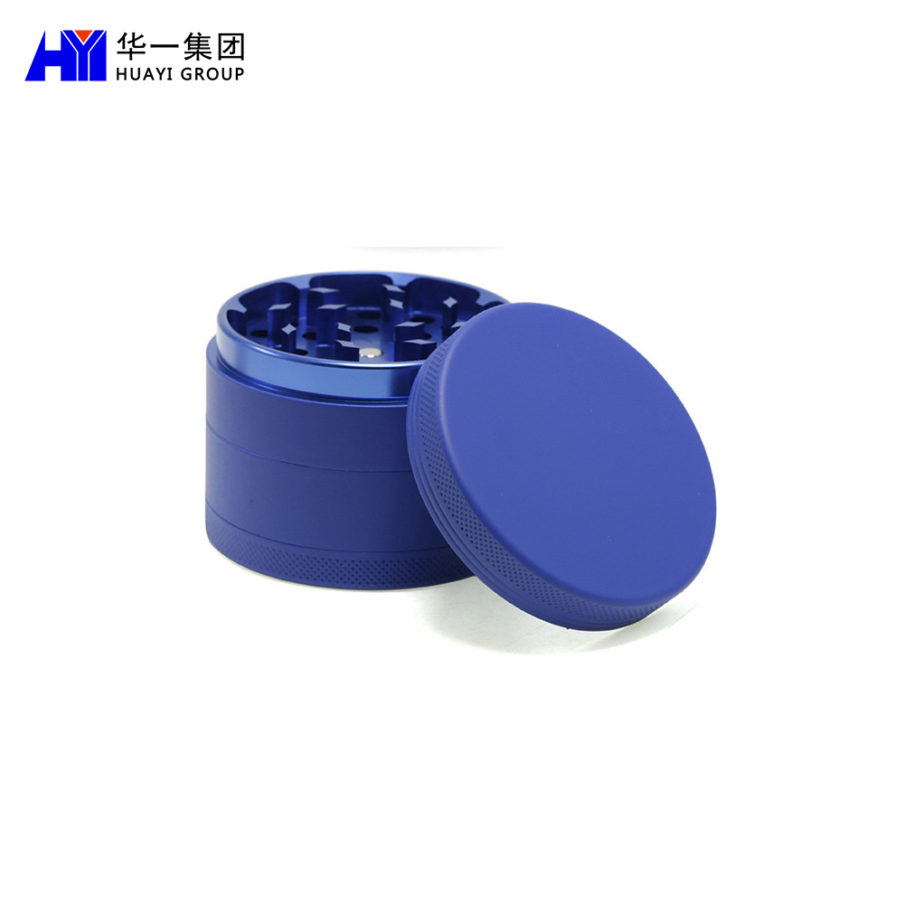 Cheap price Custom Herb Grinder - Wholesale 4parts aluminum herb grinder HYSZ100128 Huayi -