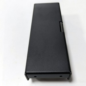 Low Price OEM Custom Aluminium Sheet Metal Stamping Bending Black Box HYXC020096
