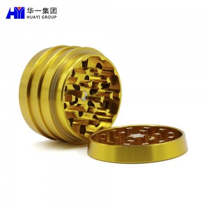 Wholesale Best Selling Products Eco-friendly Best Quality Zinc Alloy Diameter 40mm Mini Herb Grinder HYFZ065847