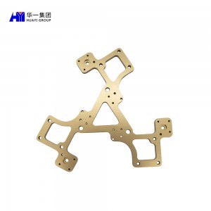Custom brass fabrication milling cnc machining services HYVW030054