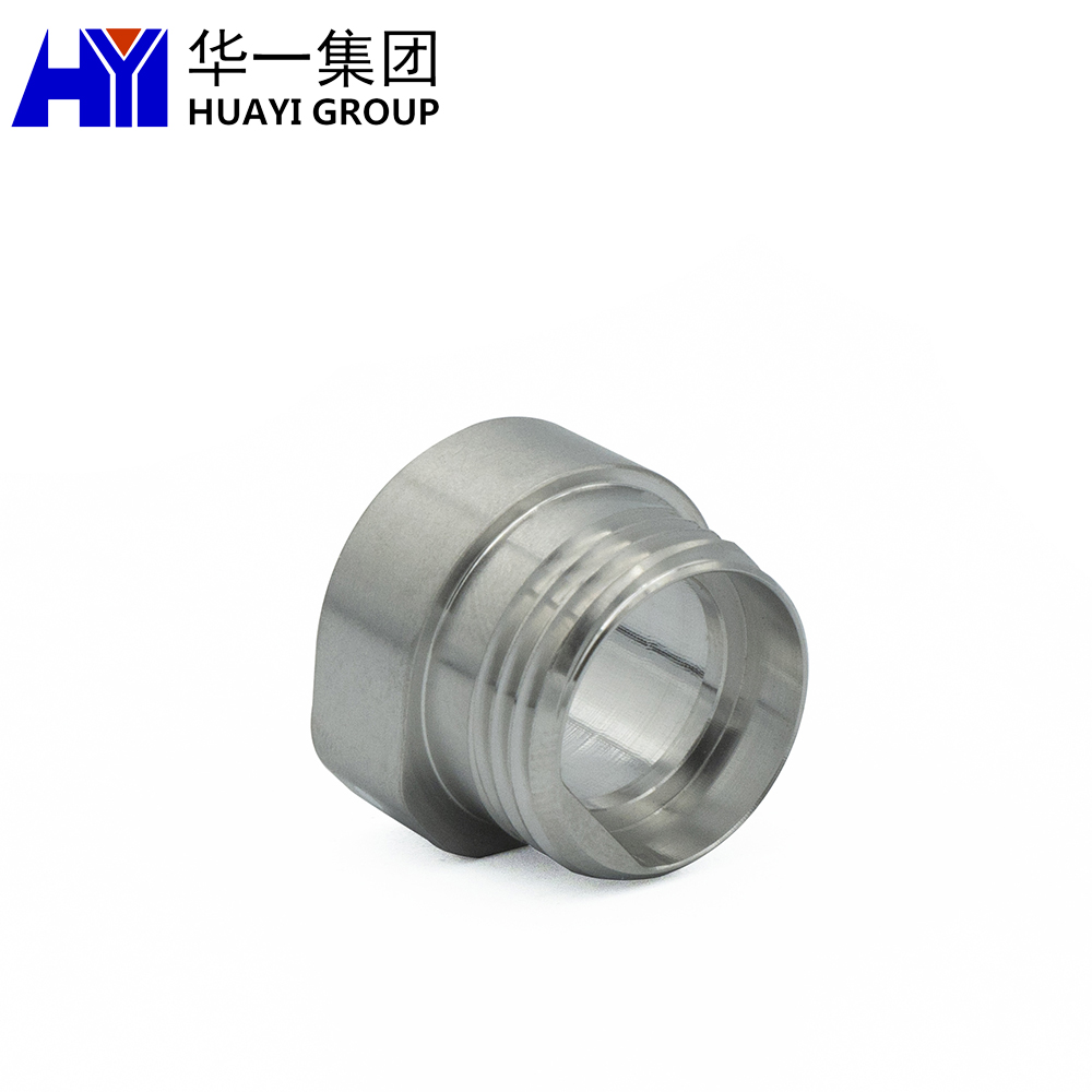 CNC Lathe Machining Parts - CNC Machining Parts Stainless Steel 316L CNC Mounting Nut HYVC020014 Huayi -