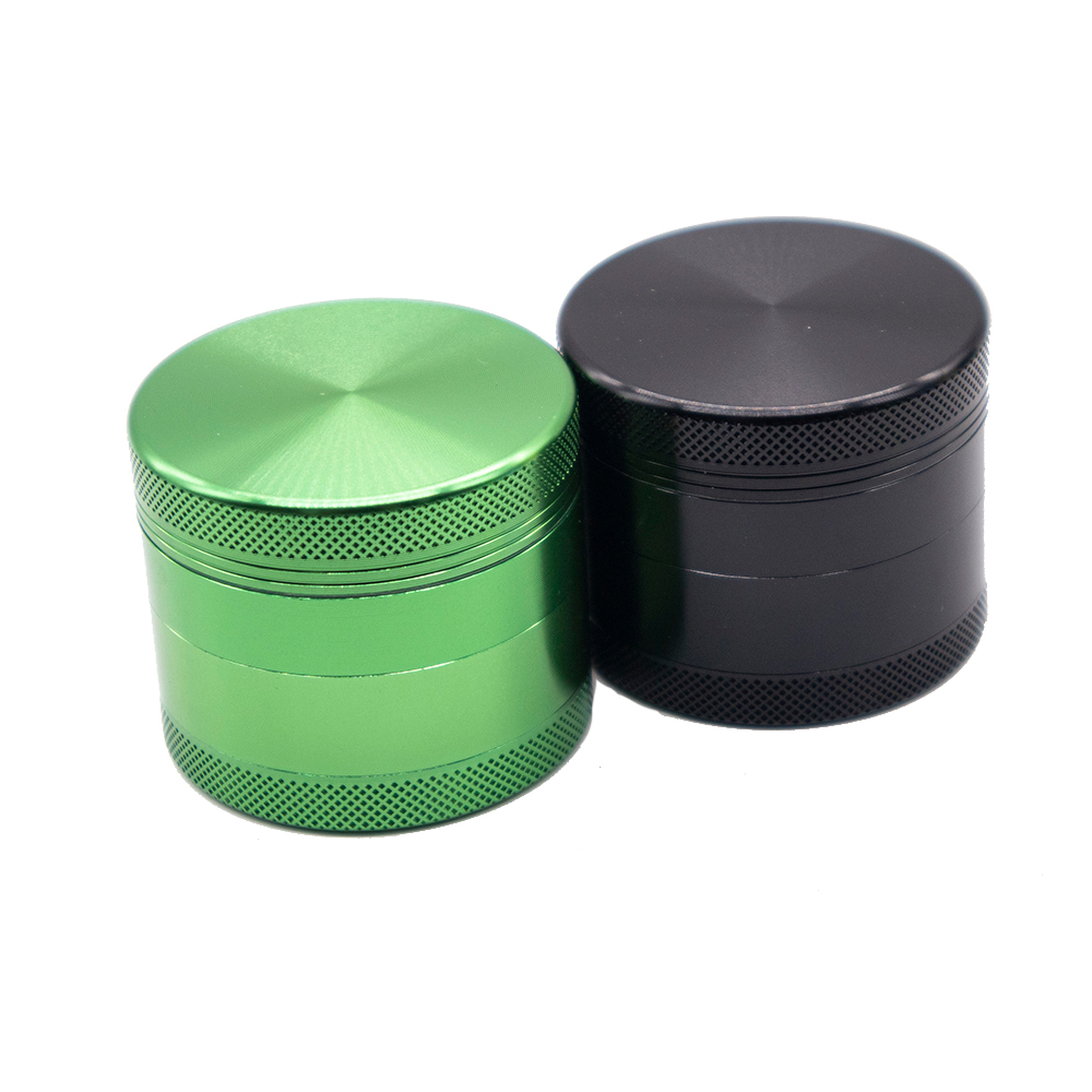 High Quality Grinder Smoking - Hot Selling Custom 4 Layer 50mm-75mm Anodized Aluminum Alloy Herb Grinder HYJD0037 Huayi -