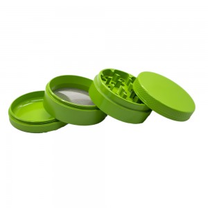 Hot Selling 4-layer 63mm Ceramic Coated Aluminum Alloy Herb Grinder HYJD070035