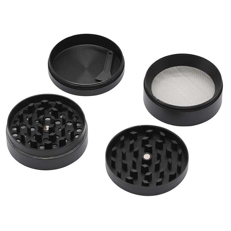 Grinders Herbal Tobacco - 63mm Zinc alloy herb girnder HYSZ100118 Huayi -