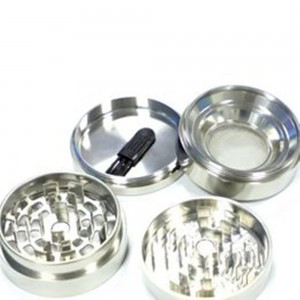 Hot Selling High Precision 4 Layer Stainless Steel Herb Grinder with Custom Logo HYJD070052