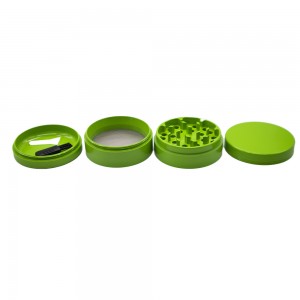 Hot Selling 4-layer 63mm Ceramic Coated Aluminum Alloy Herb Grinder HYJD070035