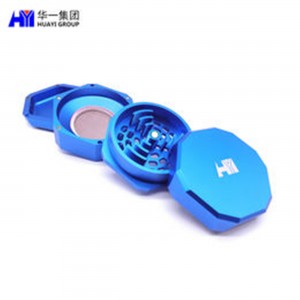 Hot Selling 4 Layer Anodized Aluminum Alloy Herb Grinder with Custom Logo HYJD070053