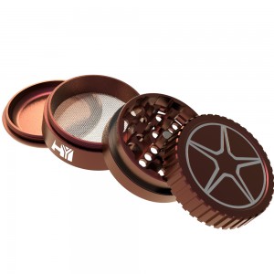 2022 new backwoods metal tobacco grinder 4-layer zinc alloy grinding herb tobacco grinder HYFZ060012