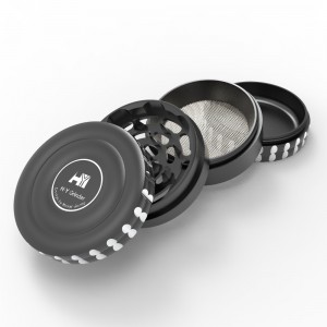 Wholesale Metal Grinder 2 pieces Aluminum Herb Grinder Customize herb grinder HYFZ060009