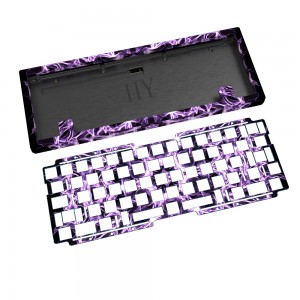 Upper and Bottom Shell Kit Aluminum and Stainless Steel Keycap for Mechanical Keyboards HYJD07198
