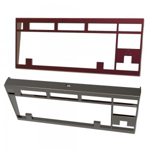 Aluminum and Stainless Steel Upper Bottom Shell Kit for Mechanical Keyboards HYJD070200