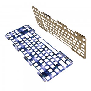 Aluminum and Stainless Steel Upper Bottom Shell Kit for Mechanical Keyboards HYJD070200
