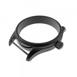 custom milling anodized aluminum polished stainless steel cnc watch case HYJD070201