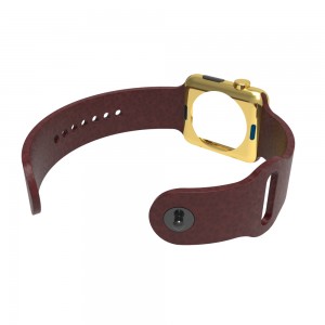 custom milling anodized aluminum polished stainless steel cnc watch case HYJD070201