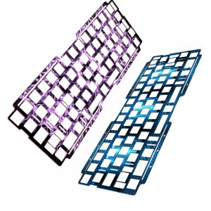 Upper and Bottom Shell Kit Aluminum and Stainless Steel Keycap for Mechanical Keyboards HYJD07198