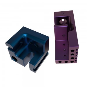 OEM Precision Metal Parts Custom Aluminum Anodized Parts Mechanical Products Metal CNC Machining Service HYXC020023