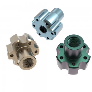 cnc aluminum machining cnc lathe rod parts HYJD070135