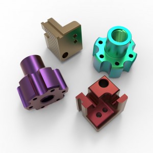factory oem cnc machining aluminum parts service anodized aluminum 6061/6063  cnc milling machining parts HYJD070105