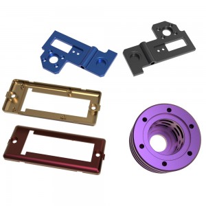 oem cnc 5axis aluminium parts custom cnc turning milling anodized aluminum 6061 parts HYJD070186