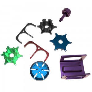 oem cnc 5axis aluminium parts custom cnc turning milling anodized aluminum 6061 parts HYJD070186