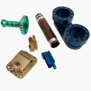 custom anodizing 5 axis cnc machining parts oem anodized cnc metal machining service HYJD070180
