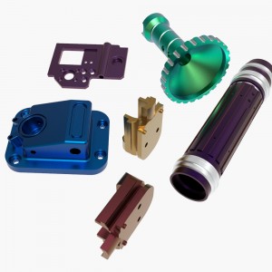 custom anodizing 5 axis cnc machining parts oem anodized cnc metal machining service HYJD070180