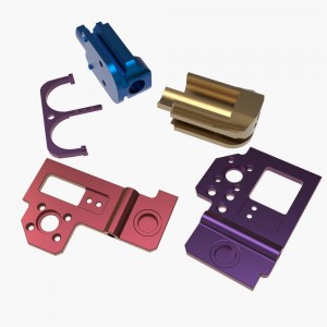 custom anodizing 5 axis cnc machining parts oem anodized cnc metal machining service HYJD070180