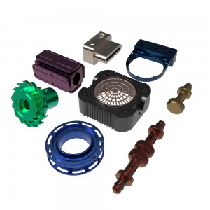 custom anodizing cnc machined aluminum parts cnc milling service aluminum parts cnc machining HYJD070206