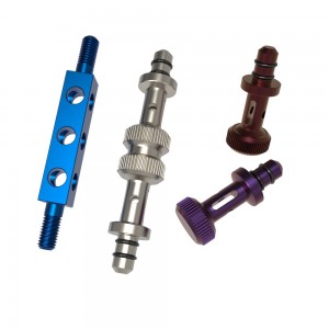 custom anodizing cnc machined aluminum parts cnc milling service aluminum parts cnc machining HYJD070206