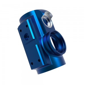 OEM factory anodized aluminum 6061/7075 parts customized aluminum alloy die casting parts HYJD070087